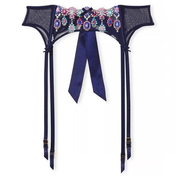 Victoria's Secret Other - VICTORIA’S SECRET dream angel bejeweled embroidery garter ❤️